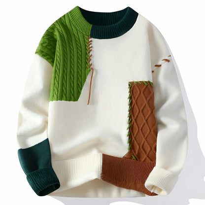 Knitted Multi-Coloured Sweater