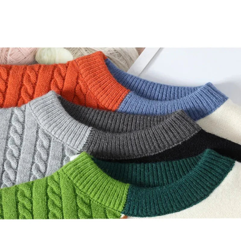 Knitted Multi-Coloured Sweater